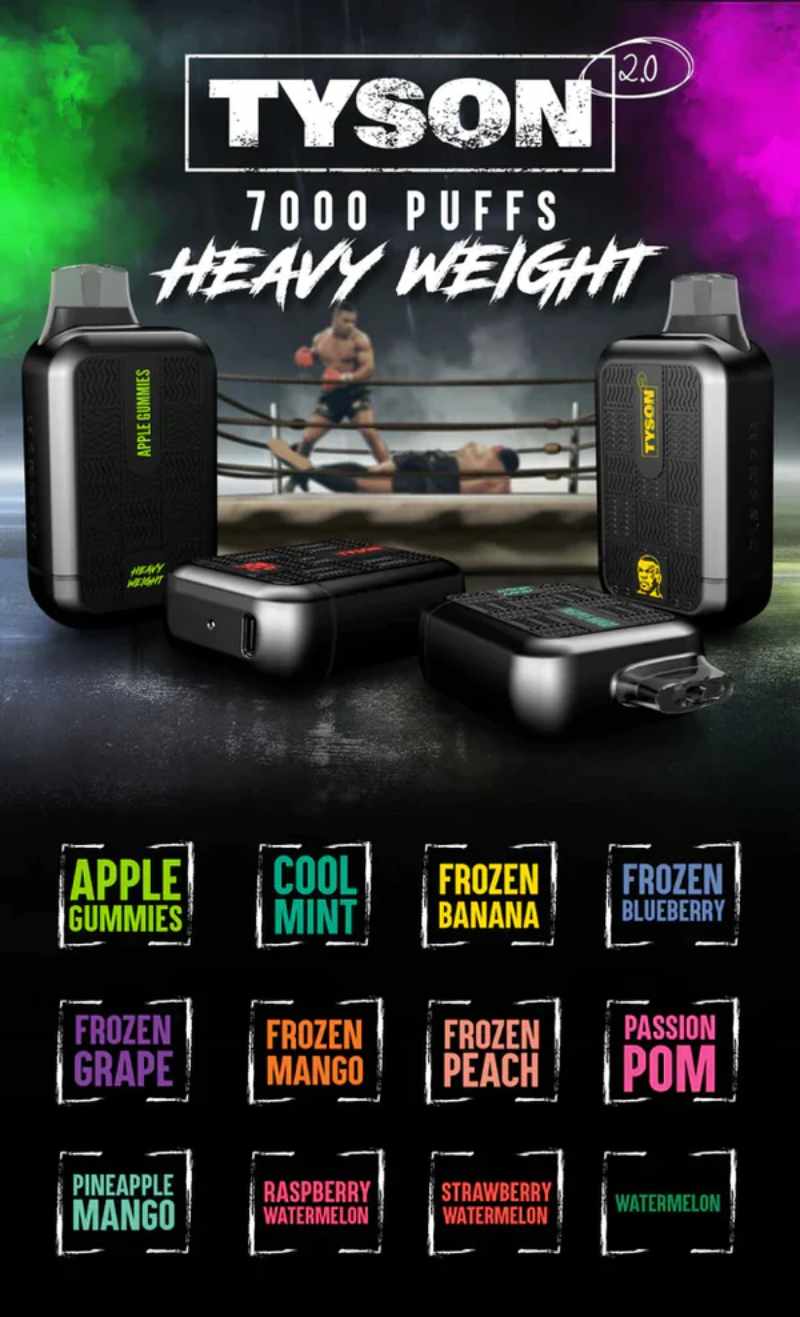 Tyson 20 Heavyweight 7000puff vapes