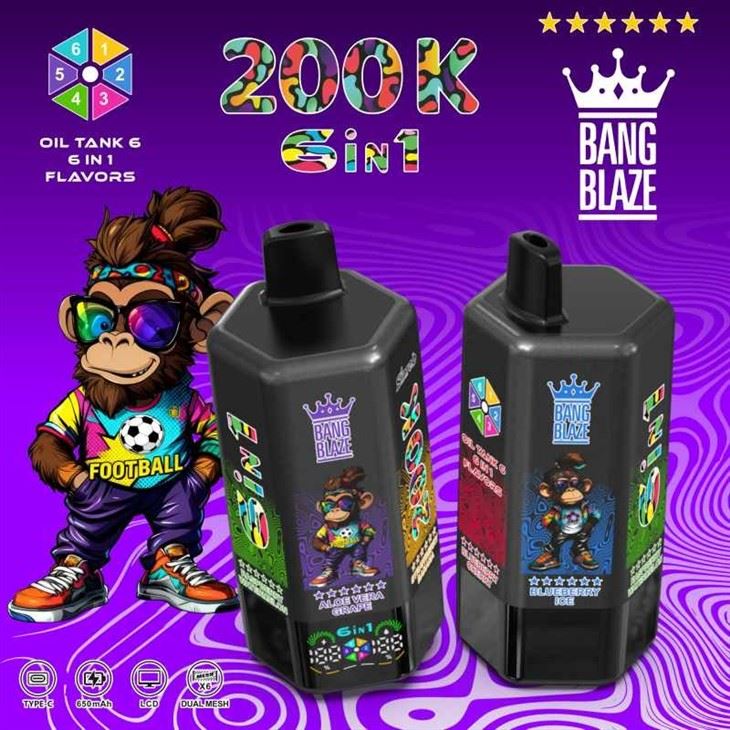 BANG BLAZE 200000 6in1 Flavor high quality BANG BLAZE 200000 6in1 Flavor high quality