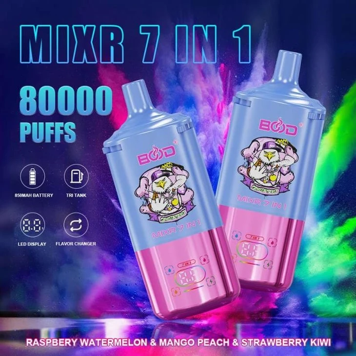 BOOD MIXR 7 IN 1 80K PUFFS high quality BOOD MIXR 7 IN 1 80K PUFFS high quality