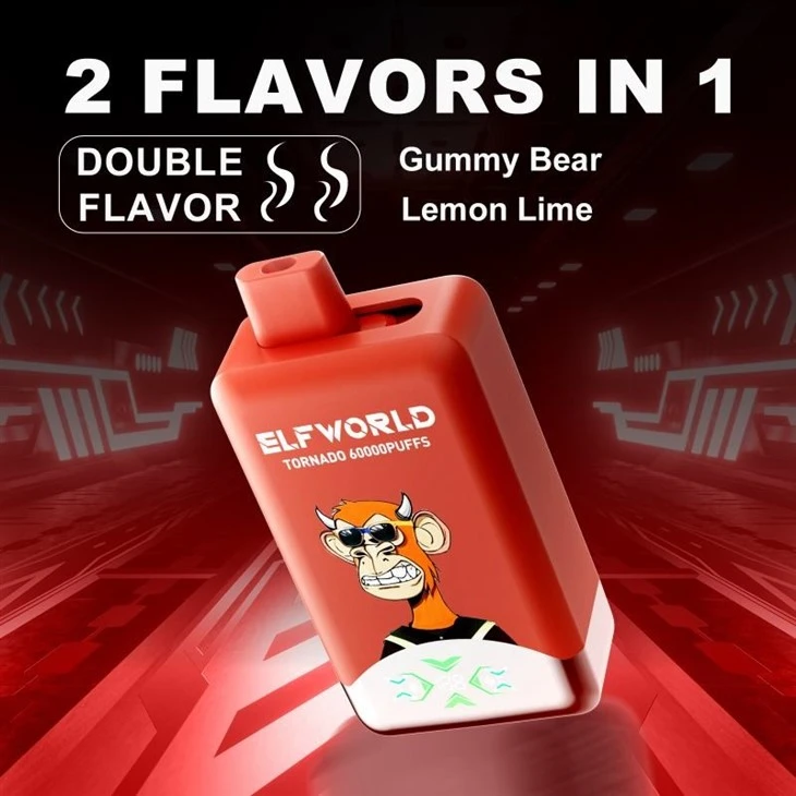 E40 Gummy Bear+Lemon Lime_ELFWORLD TORNADO 60000