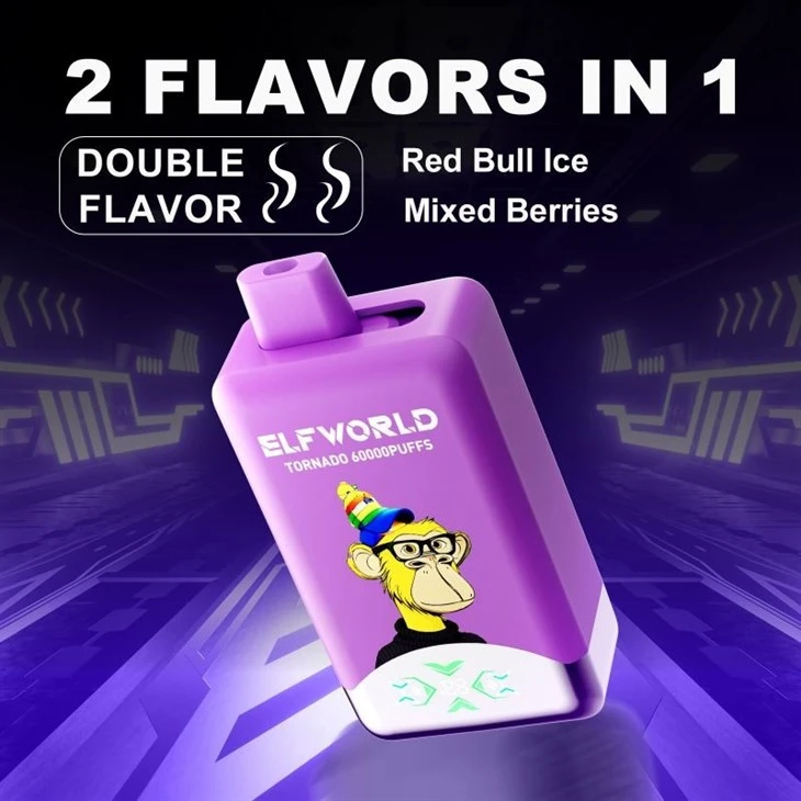 E40 Red Bull Ice+Mixed Berries_ELFWORLD TORNADO 60000