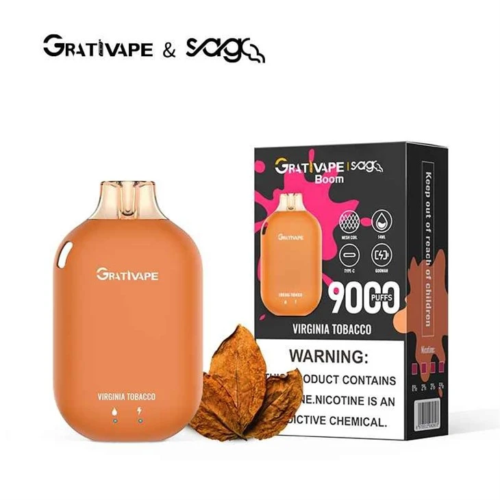 Grativape Boom 9000 puffs vapes