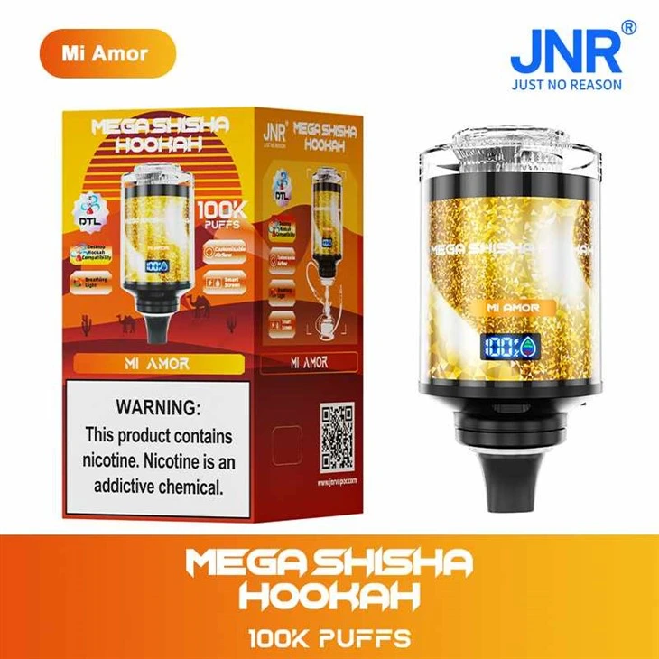 JNR Mega Shisha Hookah 100000 Puffs