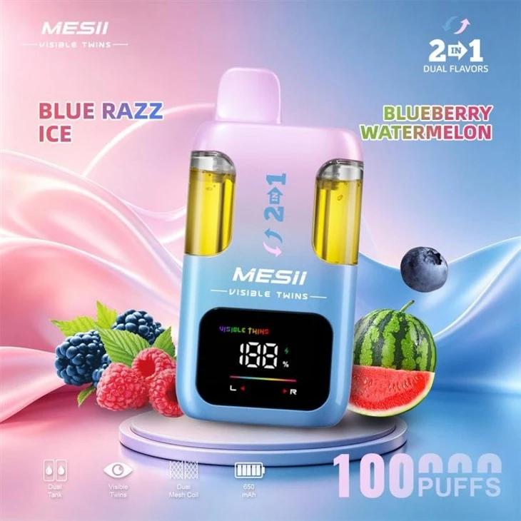 MESII VISIBLE TWINS 100K PUFFS best