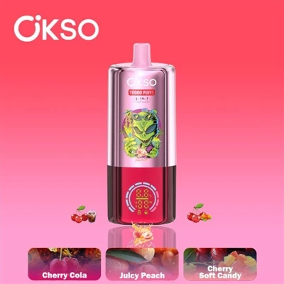 OKSO 3IN1 70000 PUFF: lipulaev ühekordne E-sigaret, mis on loodud suure mahut...