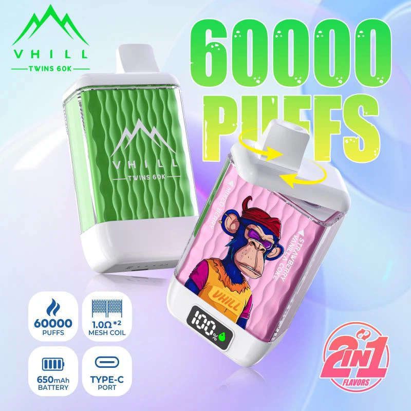 Vhill Twins 60000 ühekordne e-sigaret