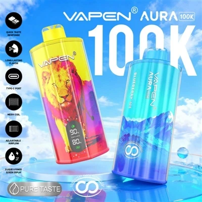 VAPEN AURA 100000: kui ühekordsed e{1}sigaretid sisenevad tõeliselt kauakestv...