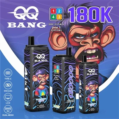 QQ BANG 4in1 180K – üks seade, neli maitset, tagades, et iga suutäis on kordu...