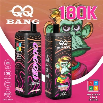 QQ BANG 4in1 180K: üks pulk neljale maitsele, mis teeb teie iga päeva lõbusaks!