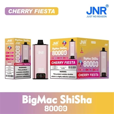 JNR Big Mac Shisha 80000: defineerides uuesti kõrge{1}}auruga ühekordselt kas...
