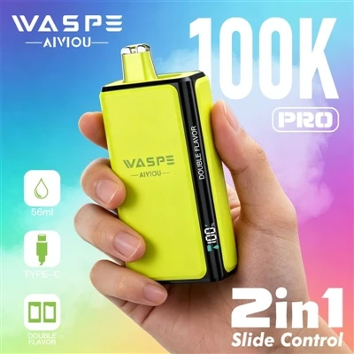 Waspe Double Flavor 100K Pro: kui vaping hakkab igavusele ei ütlema