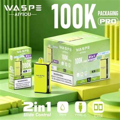 Waspe Double Flavor 100K Pro: kui ühekordselt kasutatavad vapsid hakkavad iga...