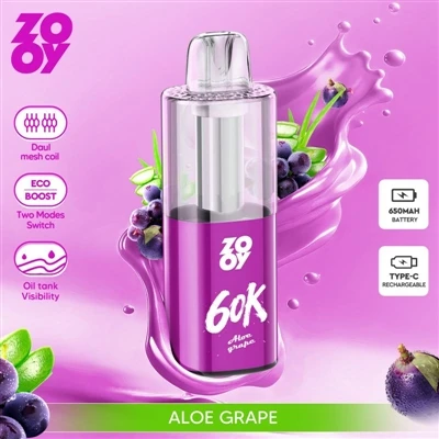 ZOOY Fizzy 60K: High{1}}Puff Vapes siseneb vastupidavuse ajastusse