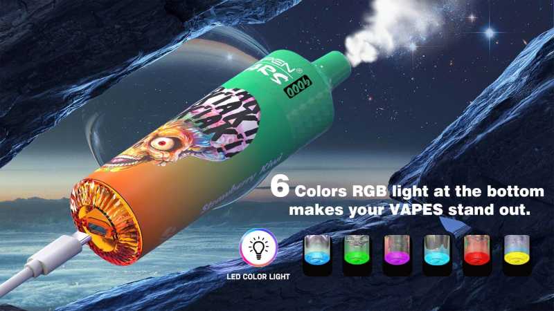 VAPEN-MARS-9000-Puff-Disposable-Vape-RANDM-Tornado-9K-Bottom-Flashing-RGB-Light-Best-Flavors-Ack-Ack-Vapor-Mesh-Coil
