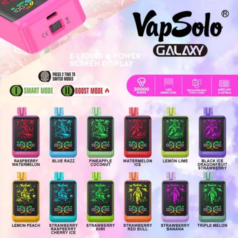 Vapsolo-New-30K-Galaxy-30000-Puffs-Digital-Full-Smart-Screen-Puff-30K-Convert-Two-Modes-Rechargeable-Electronic-Cigarette-Video-Vaper-Pods Vapsolo Galaxy 30000 Puffs Vapsolo-New-30K-Galaxy-30000-Puffs-Digital-Full-Smart-Screen-Puff-30K-Convert-Two-Modes-Rechargeable-Electronic-Cigarette-Video-Vaper-Pods Vapsolo Galaxy 30000 Puffs