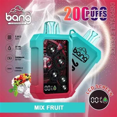 Bang 20000 Puffs ühekordselt kasutatav vape