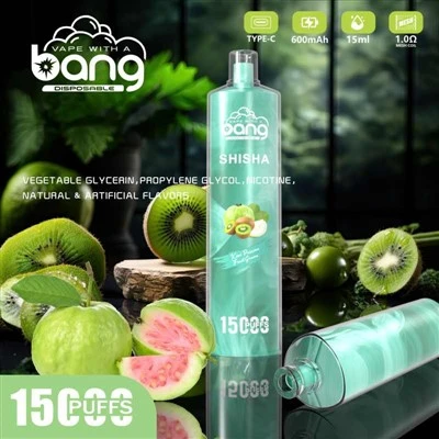 Bang SHISHA 15000 Puff ühekordselt kasutatav vape