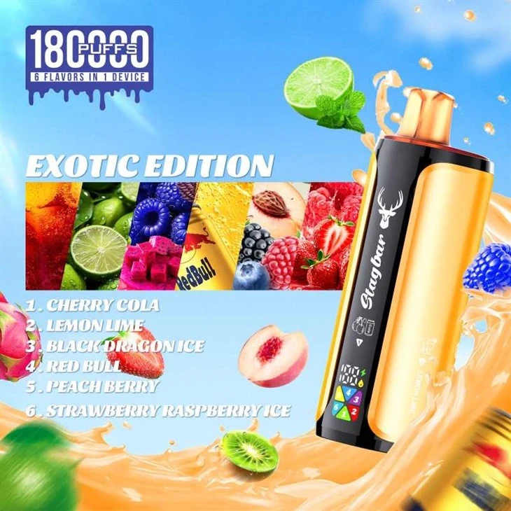 Stag Bar 6in1 180K Puff price Stag Bar 6in1 180K Puff price