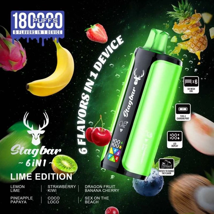 Stag Bar 6in1 180K Puffs Vape high quality