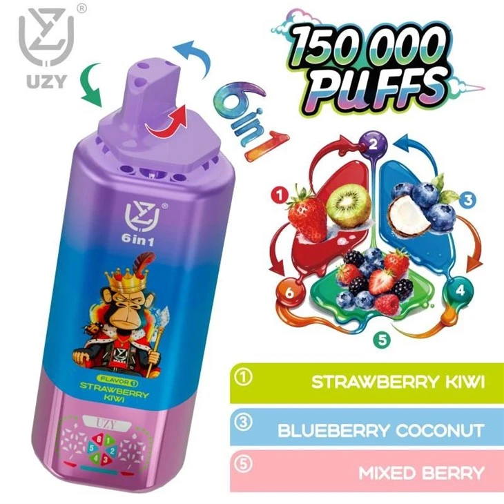 UZY 6 in 1 150K Puffs Vape factory UZY 6 in 1 150K Puffs Vape factory