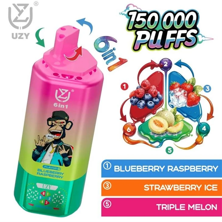 UZY 6 in 1 150K Puffs Vape high quality UZY 6 in 1 150K Puffs Vape high quality