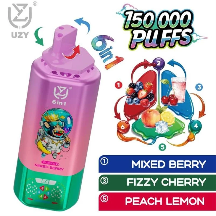 UZY 6 in 1 150K Puffs Vape factory UZY 6 in 1 150K Puffs Vape factory