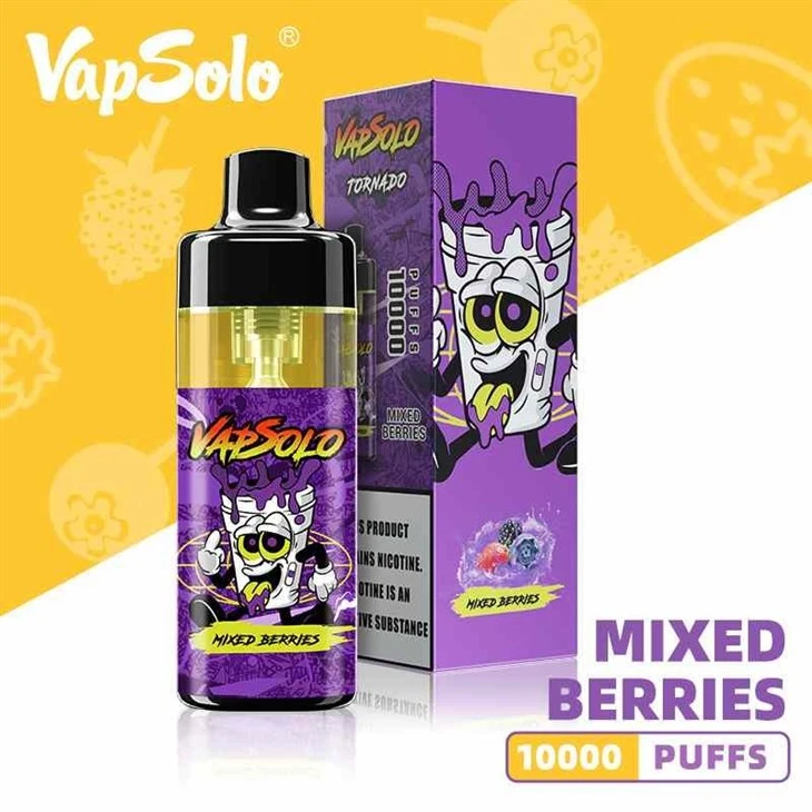 Top-Seller-Amazon-Electronic-Cigarette-Vapsolo-Tornado-10000-Puff-Rechargeable-20ml-Refillable-Ecig-Best-Vaporizer-Disposable-Vape_VapSolo TORNADO 10000